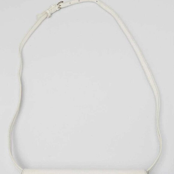 Balenciaga White Grained Leather Ville Day S Crossbody Flap Bag - Picture 4 of 8